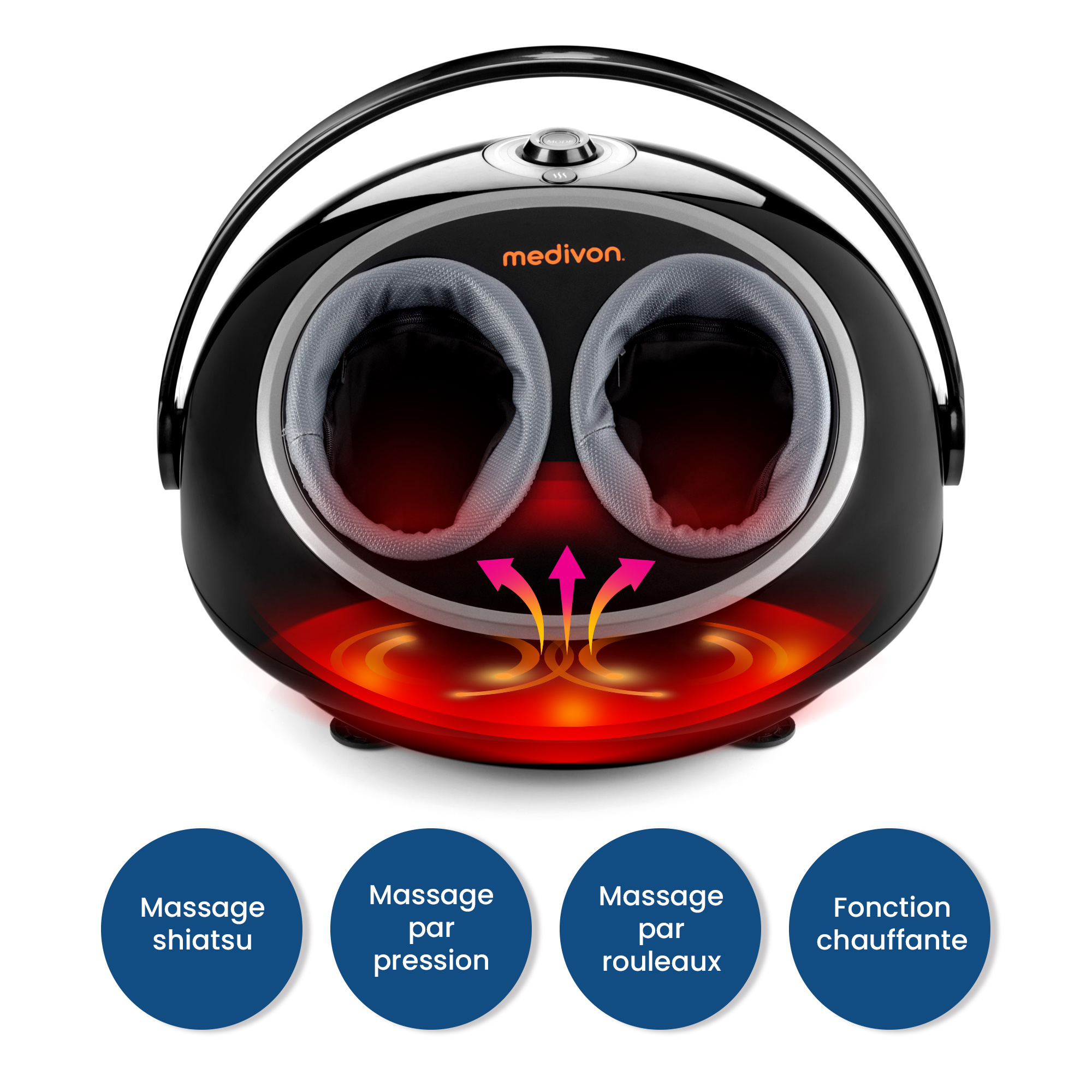 Medivon Pure Complete PRO Appareil de massage shiatsu des pieds – Image 3