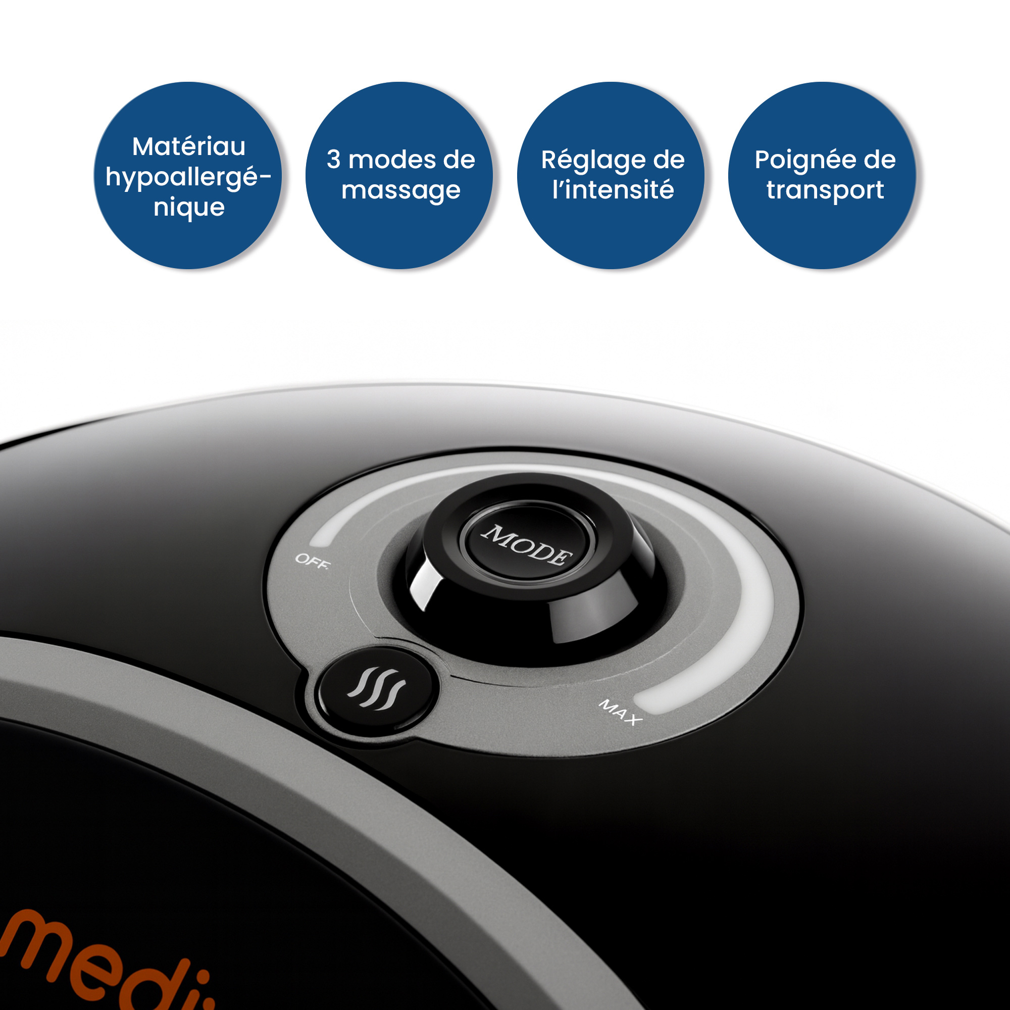 Medivon Pure Complete PRO Appareil de massage shiatsu des pieds – Image 4