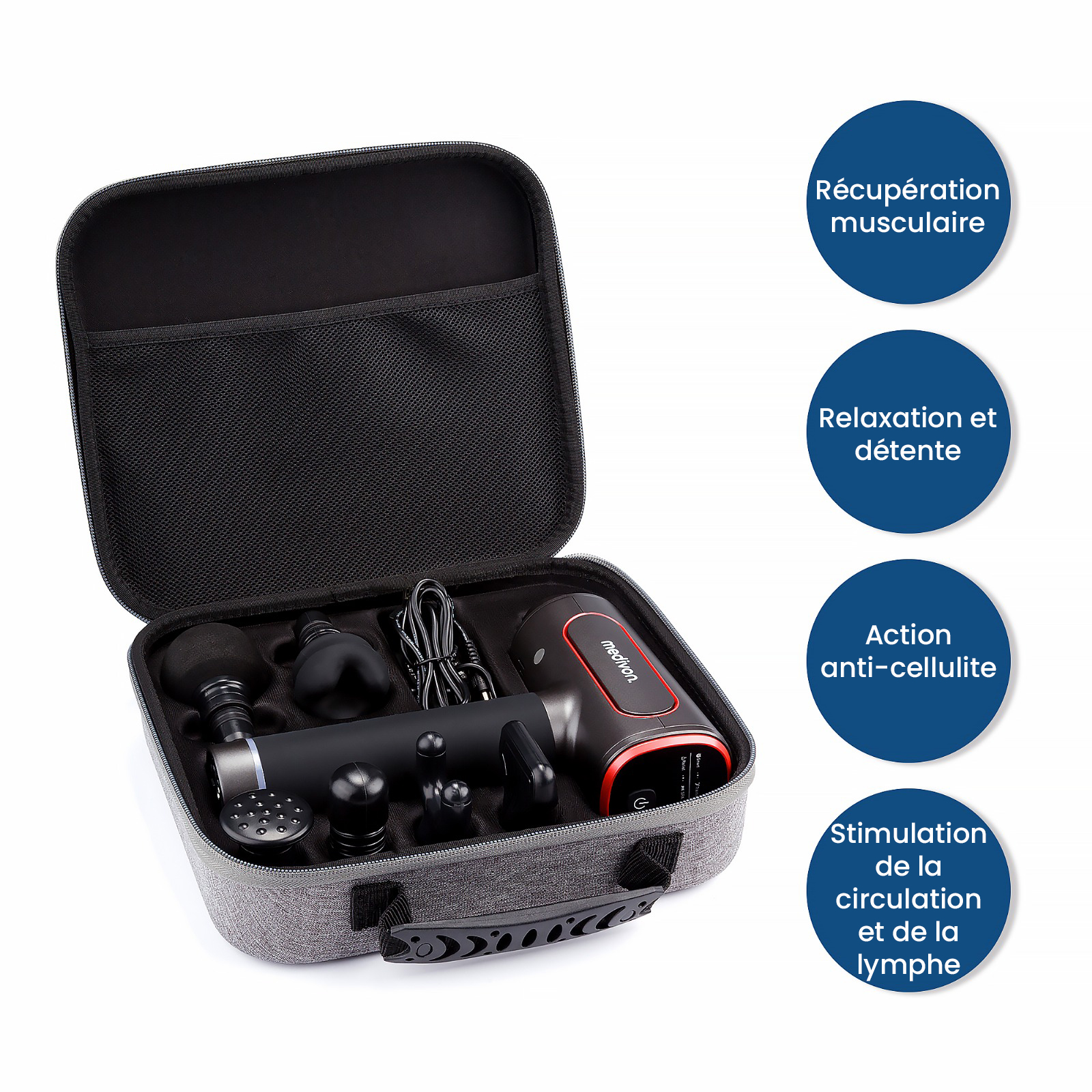 Gun Pro X2 - Masseur manuel pour le corps, masseur pour les muscles – Image 4