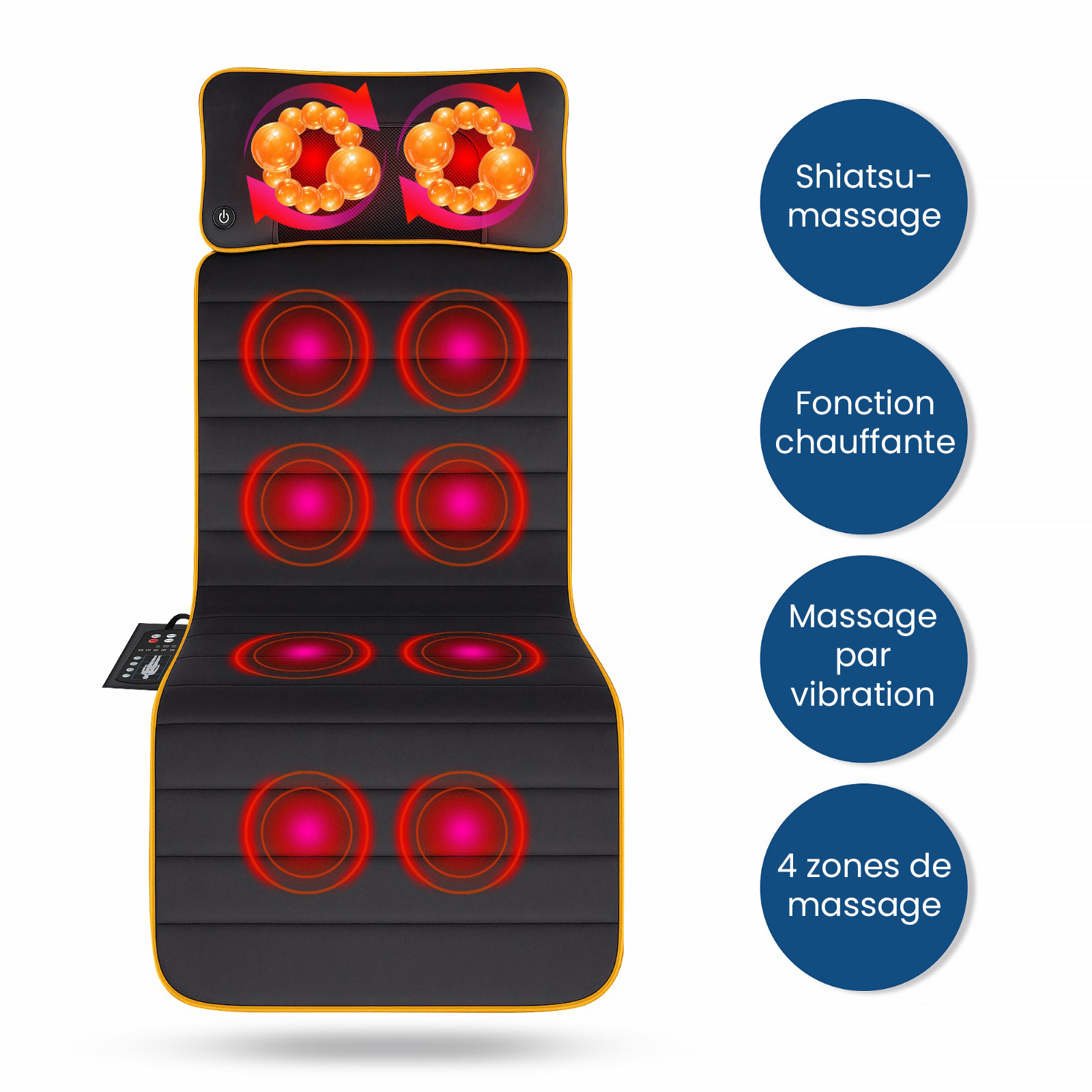 Medivon Nova - Tapis de massage, massage par vibrations, massage Shiatsu – Image 2
