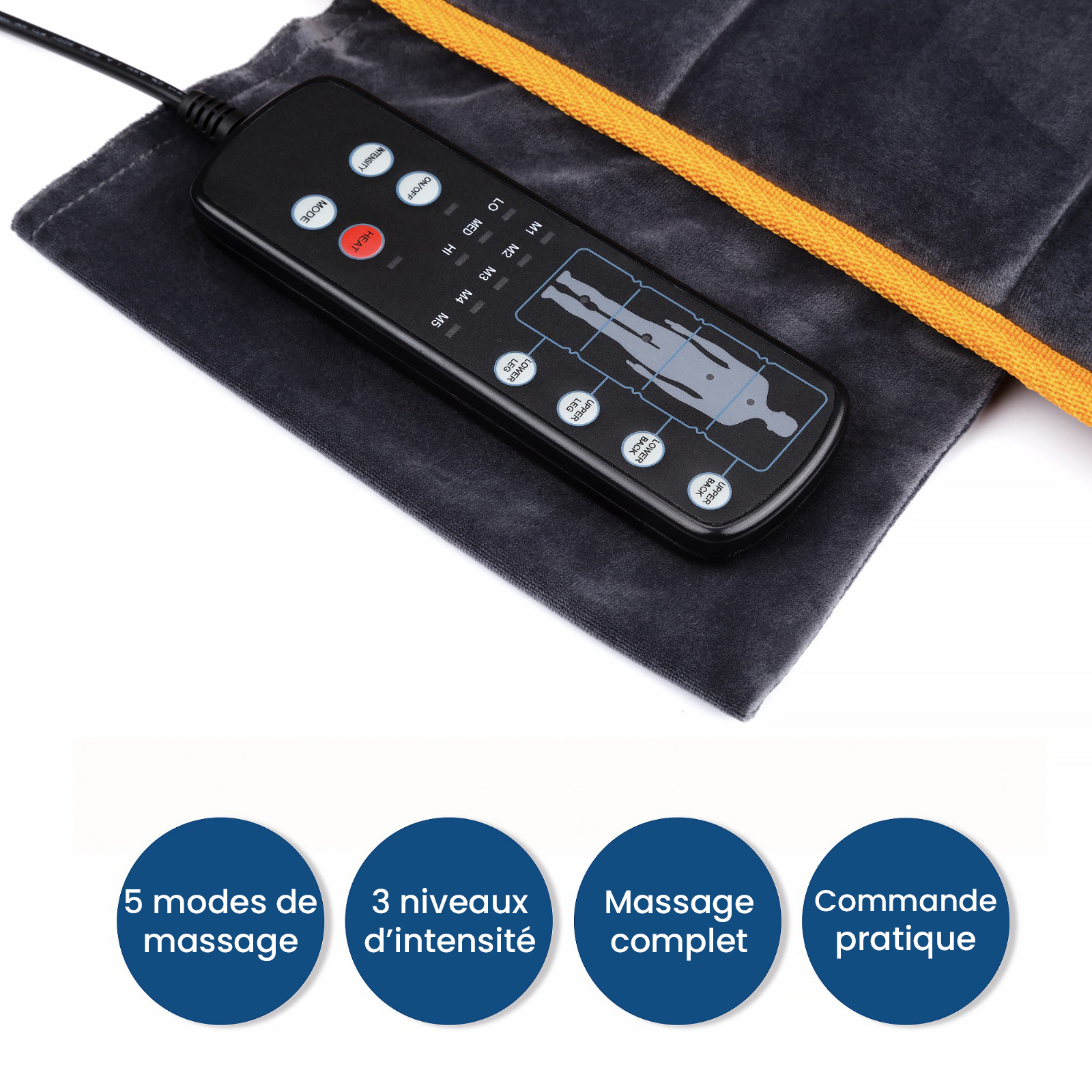 Medivon Nova - Tapis de massage, massage par vibrations, massage Shiatsu – Image 5